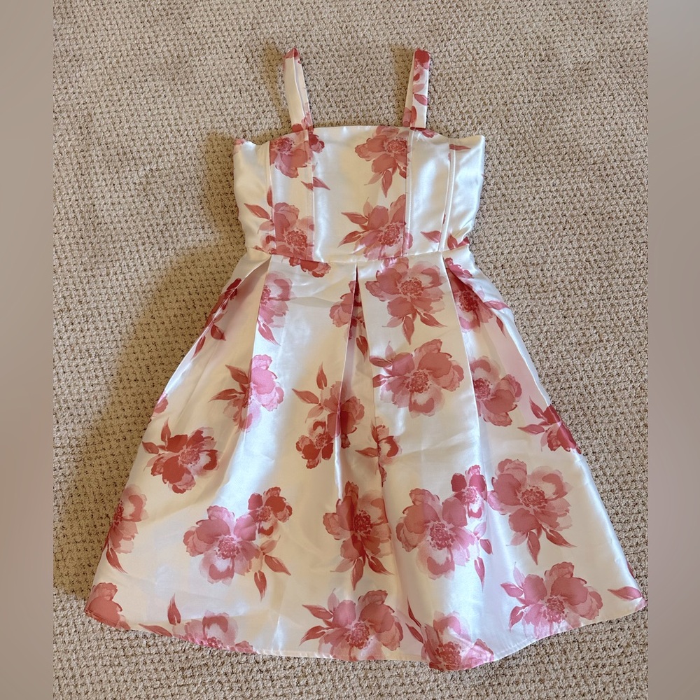 Speechless Girls Pleated Floral Dress